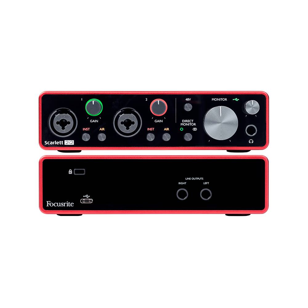 Focusrite Scarlett 2i2 3rd Gen USB Recording Audio Interface