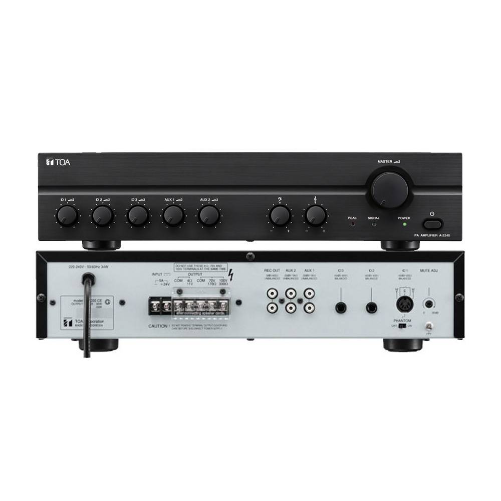 TOA A2240D 240W Digital Mixing Amplifier