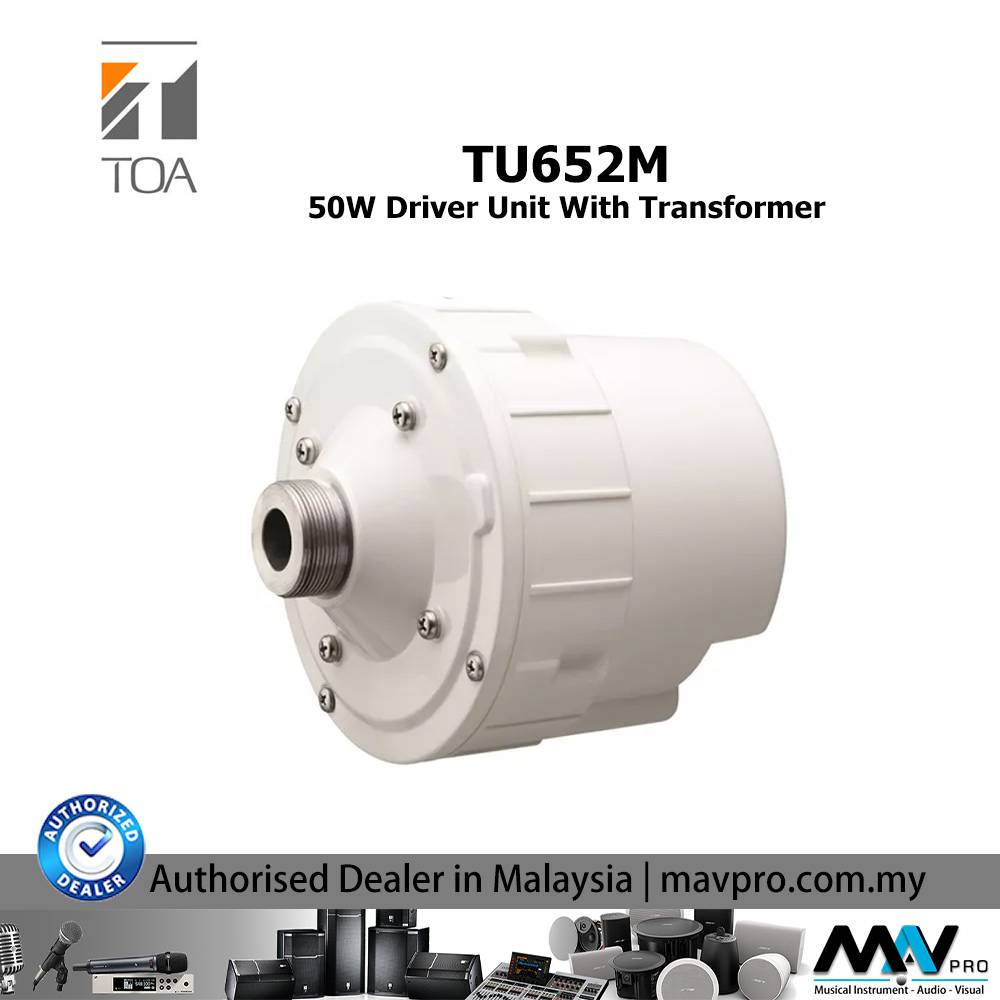 Toa Tu652m 50w Driver Unit For Horn Speaker Mavpro Malaysia