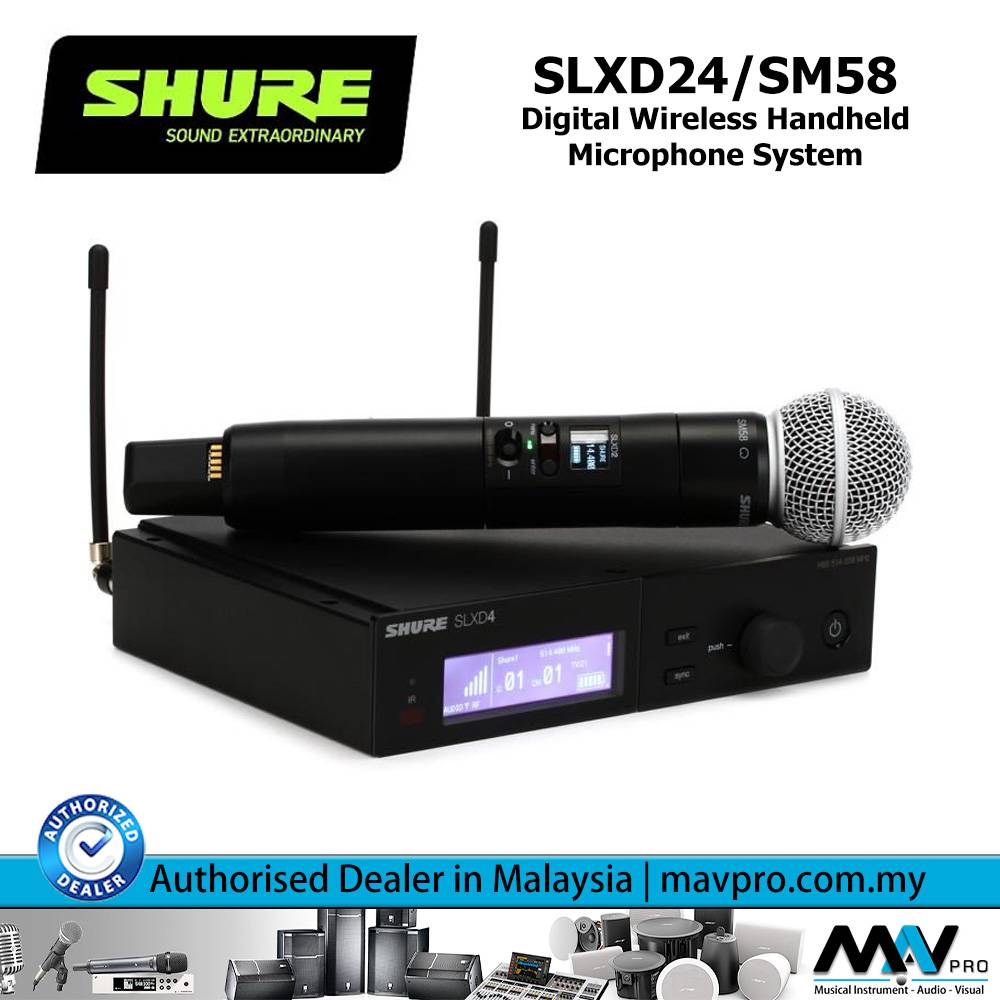 Shure slxd24e b58. Shure slxd.