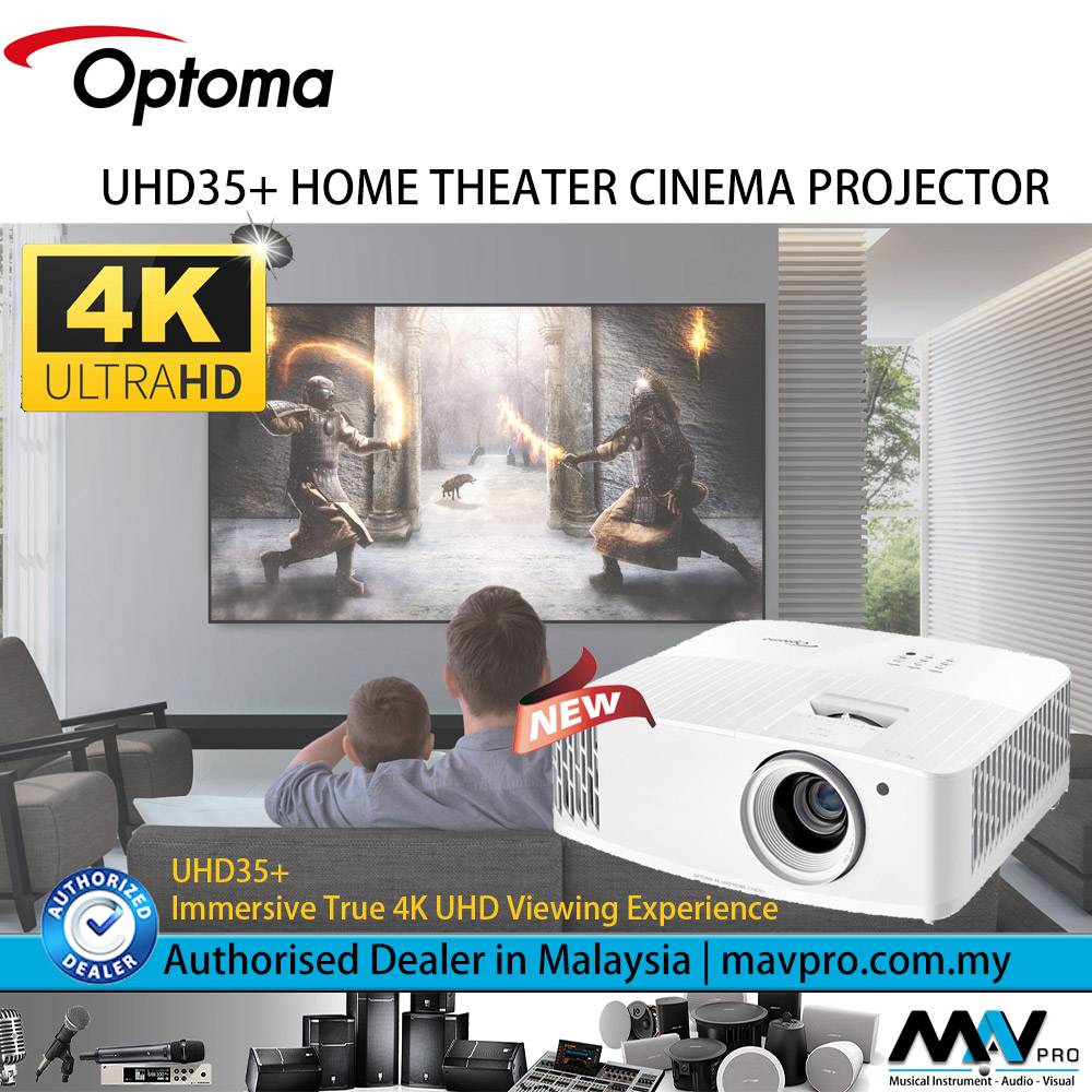 OPTOMA UHD35+ 4K UHD Home Theater 