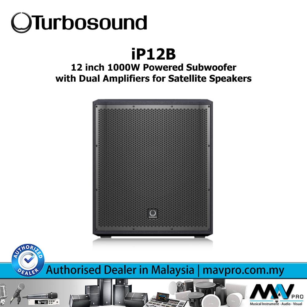 Ip12b Power Subwoofer 1000 Watt Turbosound IP12B 12inch 1000W