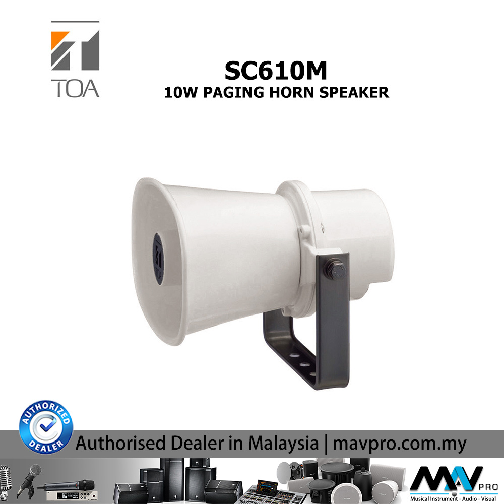 TOA SC610M 10W Paging Horn Speaker | Mavpro Malaysia