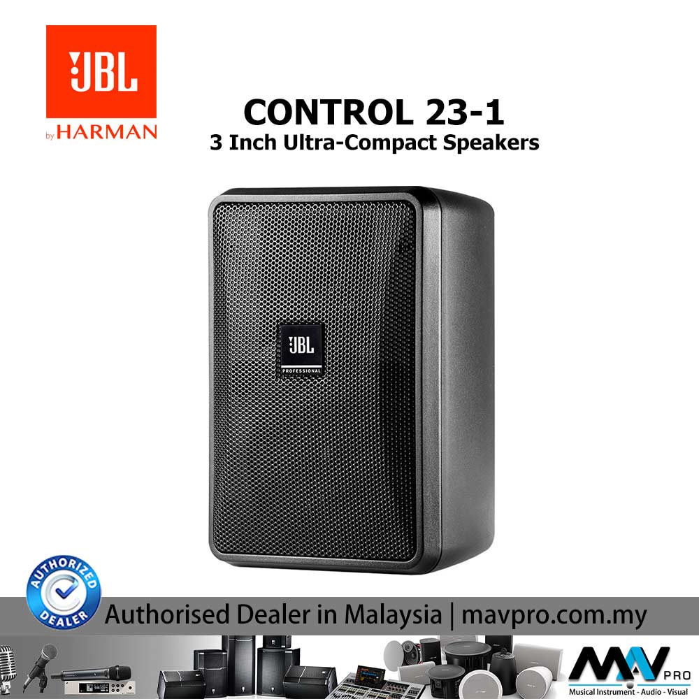JBL Control 23-1 3 Inch Ultra-Compact Speakers | Mavpro Malaysia