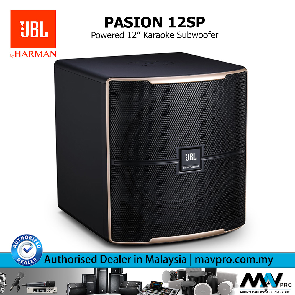 JBL Pasion 12SP Powered 12” Karaoke Subwoofer (JBL PASION 12SP)